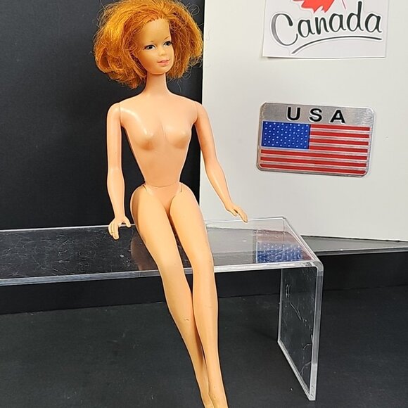 Barbie 1966 Stacey Twist 'n Turn with Lashes & Short Red Hair READ Japan - Picture 5 of 16